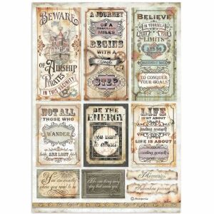 A4 rizspapír csom. - Lady Vagabond életstílus jegyek 137407534 - Stamperia