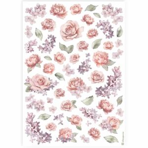A4 rizspapír csom.- Rózsák