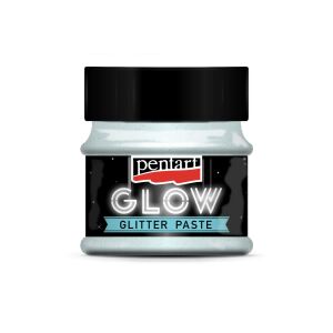Pentart Glow glitter paszta 50 ml ezüst