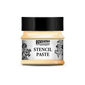 Pentart Stencilező paszta gyöngyház 50 ml barack