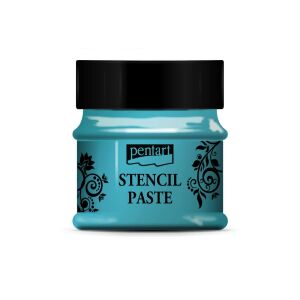 Pentart Stencilező paszta gyöngyház 50 ml türkiz