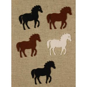 Filc ló formák, válogatott színek, kézműves kellékek - Filcfigura