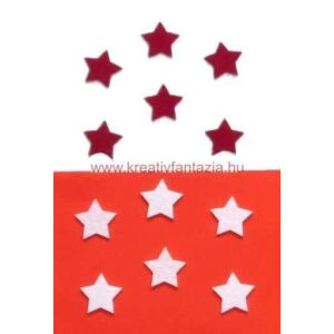 Filcfigura - Mini vegyes csillag csomag