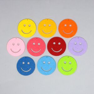 Filcfigura - smiley kicsi