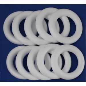 Polisztirol félkoszorú 15 cm-es 5 db/csom