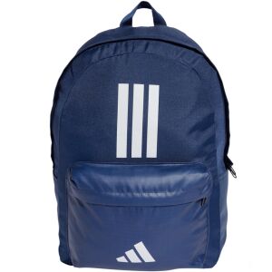 Adidas Classic 3-Stripes hátizsák, sötétkék, elölnézet - Bőrönd &Táska