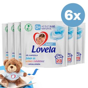 Lovela Baby Hypoallergenic Washing Bag 6x23pcs + Gift Lovela Bear