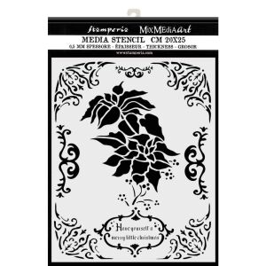 Stencil TD méret 20x25 cm/ 0,5 mm - Pöttyös minta