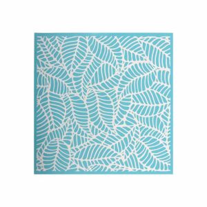 Szita-stencil 254 x 254 mm levél textúra sablon festéshez - Rajzsablon