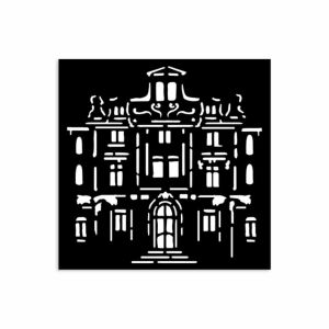 Vastag stencil cm 12X12 - Art of Travelling palace