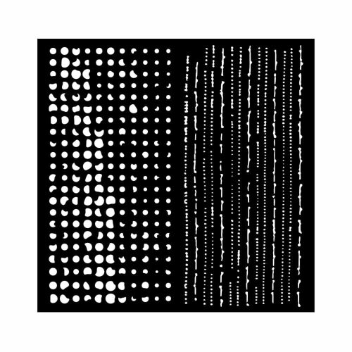 Vastag 18x18 cm The Nutcracker dupla textúrájú stencil kézműves és barkács projektekhez