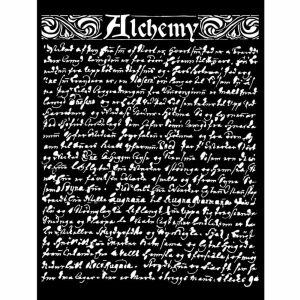 Vastag stencil cm 20X25 - Alkímia textúra