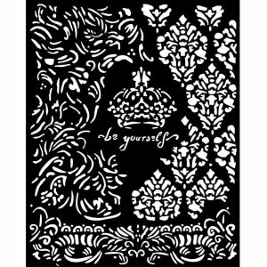 Alterego korona sablon 20x25 cm - Légy önmagad design - Rajzsablon