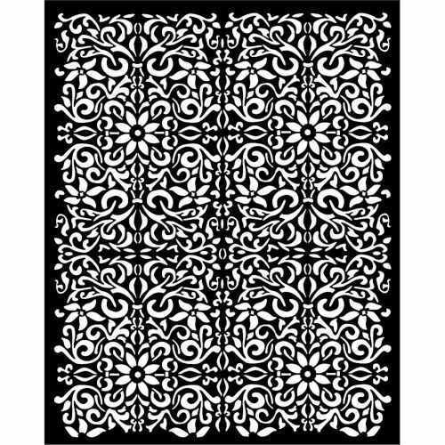 Vastag 20x25 cm-es sablon vintage könyvtár textúra mintával