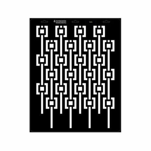 Stencil - Lánc 01 - L, újrafelhasználható sablon festéshez és dekoráláshoz
