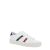 Moncler Monaco 2 fehér bőr férfi sneaker, ferde oldalnézet