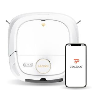 Robot aspirator cu mop si auto-clatire Rolamop alb 4 in 1 137417678 - Aspiratoare robot