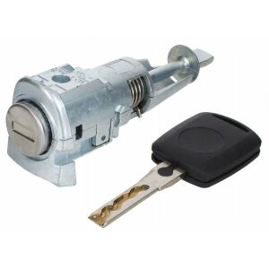 Techstar Autós Ajtózár Hengerfej, Kompatibilis Skoda Octavia 2 2004-2013-val, Ezüst Felülettel, Gyári Cikkszám 1Z0837167 / 1Z0837168, Bal/Jobb 137418347 - Autóelektronika