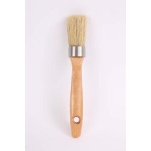 Ovális, vaddisznó sörtéjű ecset, 25 mm-es fa nyelű festőecset - Iskolai ecset