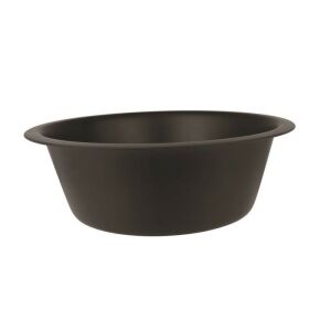 Raintech fém etető-, itatótál fekete 4,100l / 29cm 137422014 - Raintech