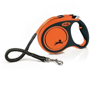 Flexi Xtreme szalagos automata póráz L 5m, narancs 35kg-ig 137422060 - Flexi