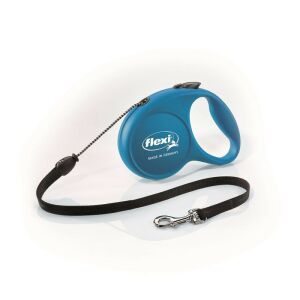 Flexi Fun 5m zsinóros automata póráz M 20kg-ig kék 137422062 - Flexi