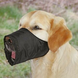 Trixie Szájkosár Nylon L-XL fekete 137422385 - Szájkosár