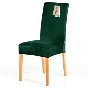 RESTILO SENTO Glasgrüner Samt Stuhlbezug auf Stuhl, Studioaufnahme - Innenarchitektur
