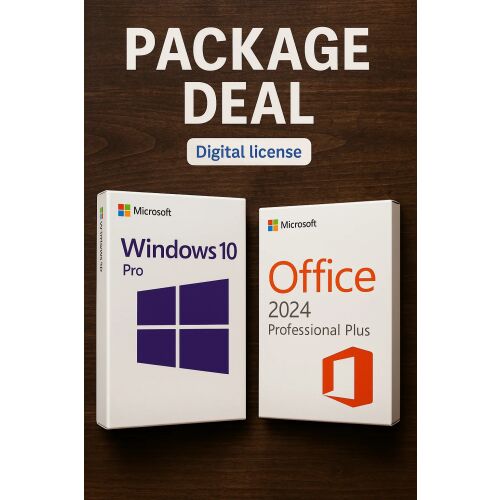 Paket Microsoft Windows 10 Pro i Office 2024 Pro Plus