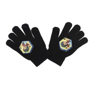 Nickelodeon Beyblade kötött kesztyű, fekete, egy méret, gyerek kesztyű - Nickelodeon