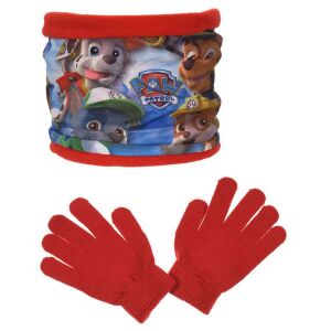 Set fular și mănuși Nickelodeon Patrula Cățelușilor, roșu - Nickelodeon