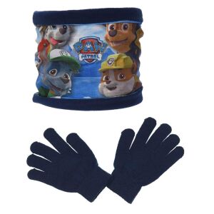 Set fular și mănuși Nickelodeon Patrula Cățelușilor cu căptușeală moale din fleece - Nickelodeon