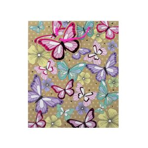 Хартиена торбичка за подаръци M ELEGANT BUTTERFLY