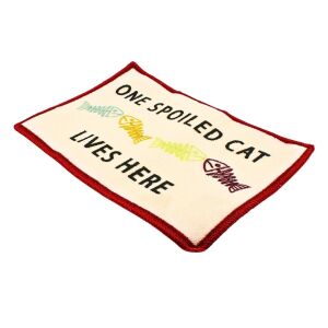 Antypoślizgowa mata do karmienia One Spoiled Cat, 33x48 cm, kolekcja Cats 137427670 - Trzymanie kotów