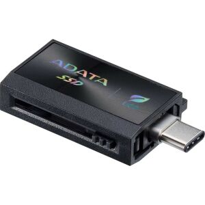 Szögletes nézet ADATA SC730 1TB Külső SSD USB-C csatlakozóval - ADATA