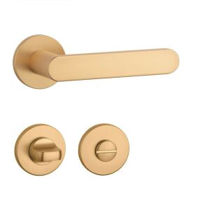 APRILE ALORA Rozetă rotundă R SLIM 7MM KG - WC colorat auriu satinat 137429083 - Construcții și renovări