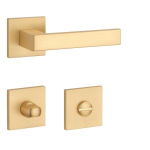 APRILE SULLA Kwadrat Q SLIM 7MM Złoto Satyna WC w kolorze satynowego złota 137429155 - Aprile