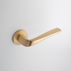 APRILE DALIA Rozeta Okrągła R SLIM 7MM KG kolor Satynowe Złoto (TYLKO KLAMKA NA GÓRNEJ ROZECIE) 137429203 - Aprile