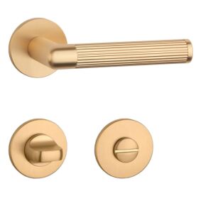 APRILE LOBELIA okrúhla rozeta R SUPER SLIM 5MM KG - WC saténovo zlatá 137429210 - Aprile