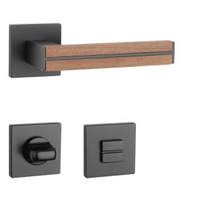 APRILE IMPERATA Négyzetrozettás Q SLIM 7MM BK-Diófa/Fekete WC 137429266 - Aprile