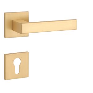 APRILE SULLA Quadrat Q SLIM 7MM GOLD SATIN Satin Gold farbe PZ 137429307 - Türknäufe & Türklinken