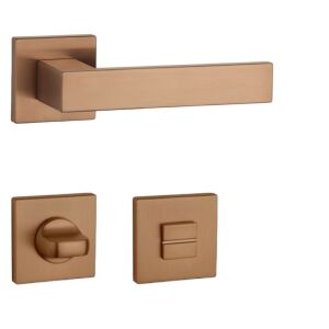 APRILE PINA Rozetă pătrată Q SLIM 7MM PN PVD- WC cu acoperire PVD cupru 137429318 - Construcții și renovări