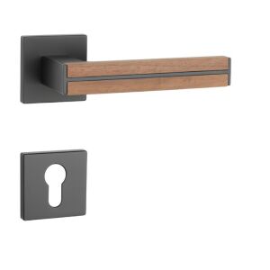 APRILE IMPERATA Kwadrat Q SLIM 7MM BK Orzech/Czarny PZ 137429328 - Aprile