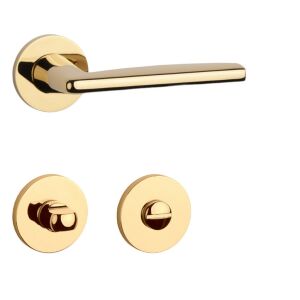 APRILE LUNA okrúhla rozeta R SLIM 7MM ZLATÁ PVD - Svetlo zlatá PVD WC 137429338 - Gule a kľučky dverí