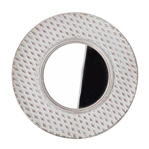 DAZ Dekoratív tükör 34.5x34.5x3cmTükör átmérője: 18cm