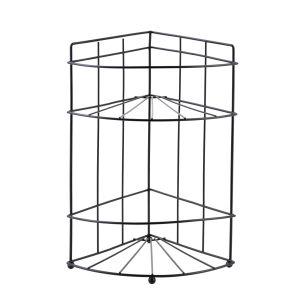 CARL FEKETE Fürdőszobai polc 2 polc 18.5x14x26cm sarokpolc