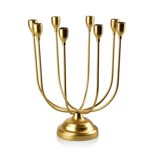 CEDRIC GOLD gyertyatartó 27x11.5h32cm 8 karos gyertyatartó 137430723