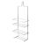 CARL SILVER 3 szintes zuhanykabin polc, ezüst fém