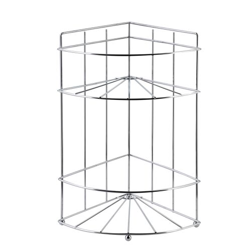 CARL SILVER sarok fürdőszobai polc 2 polccal