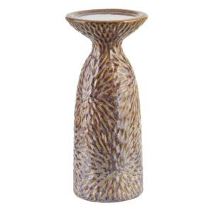 YARINE Rózsaszín Kerámia Gyertyatartó 11x10x25,5cm